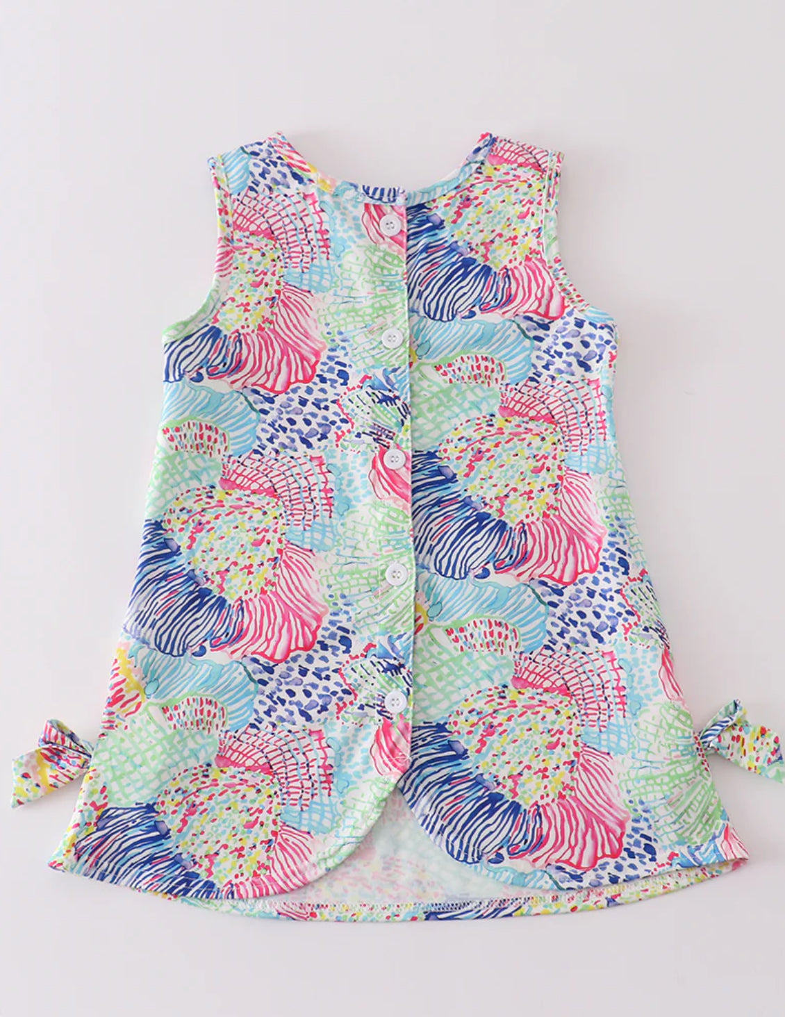 Lilly Roar of the seas print bow dress