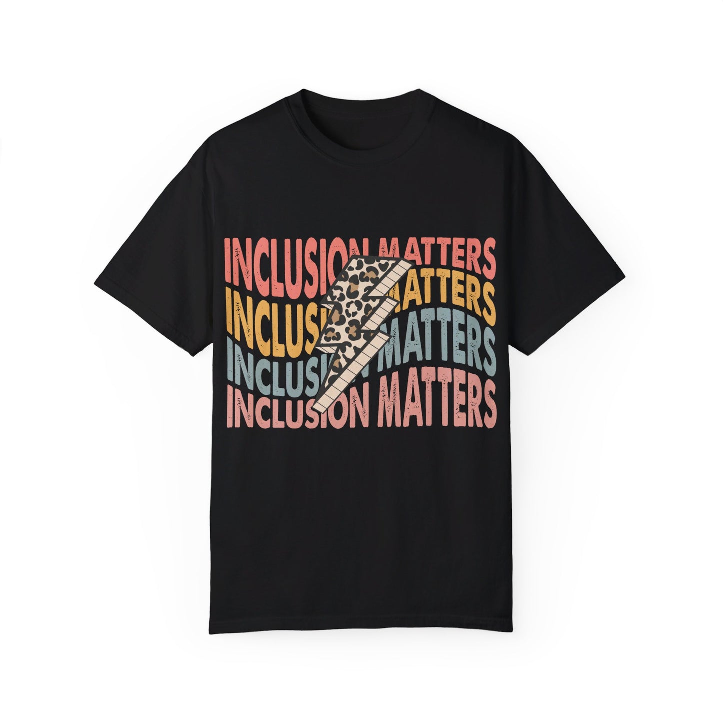 Inclusion Matters (Leopard Print Lightening Bolt)