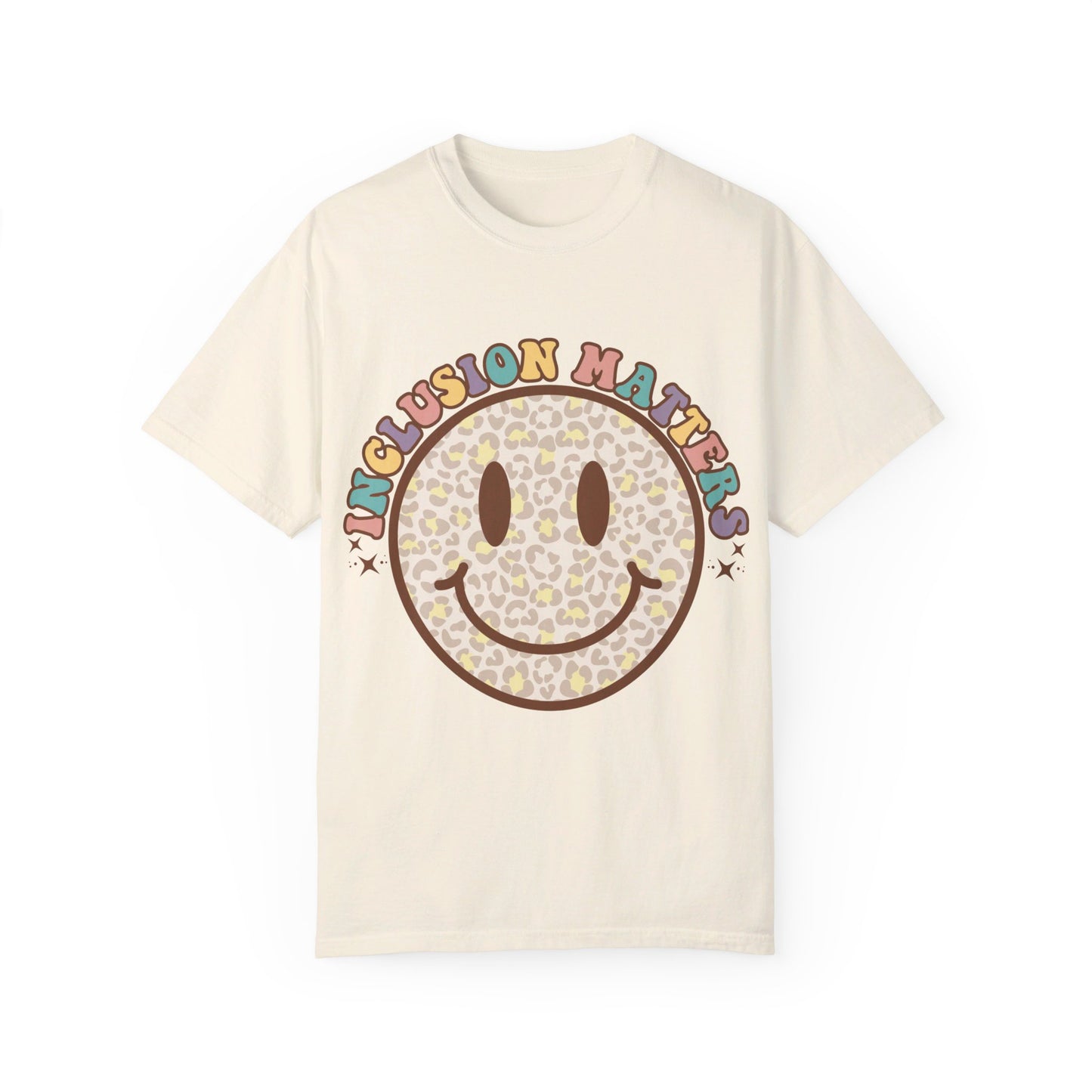 Inclusion Matters (Leopard Print Smiley)
