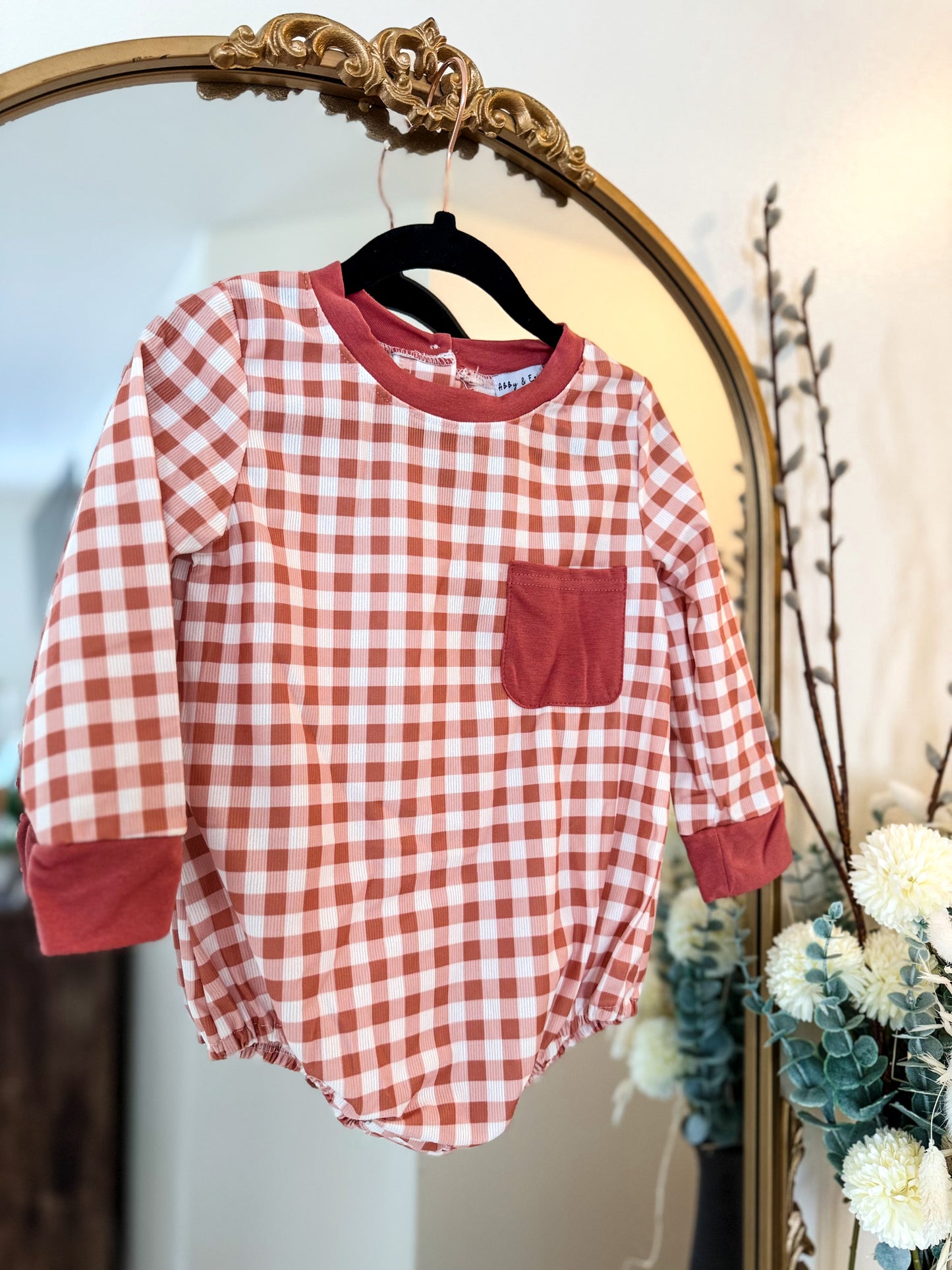 Fall 2025 • boys corduroy gingham bubble