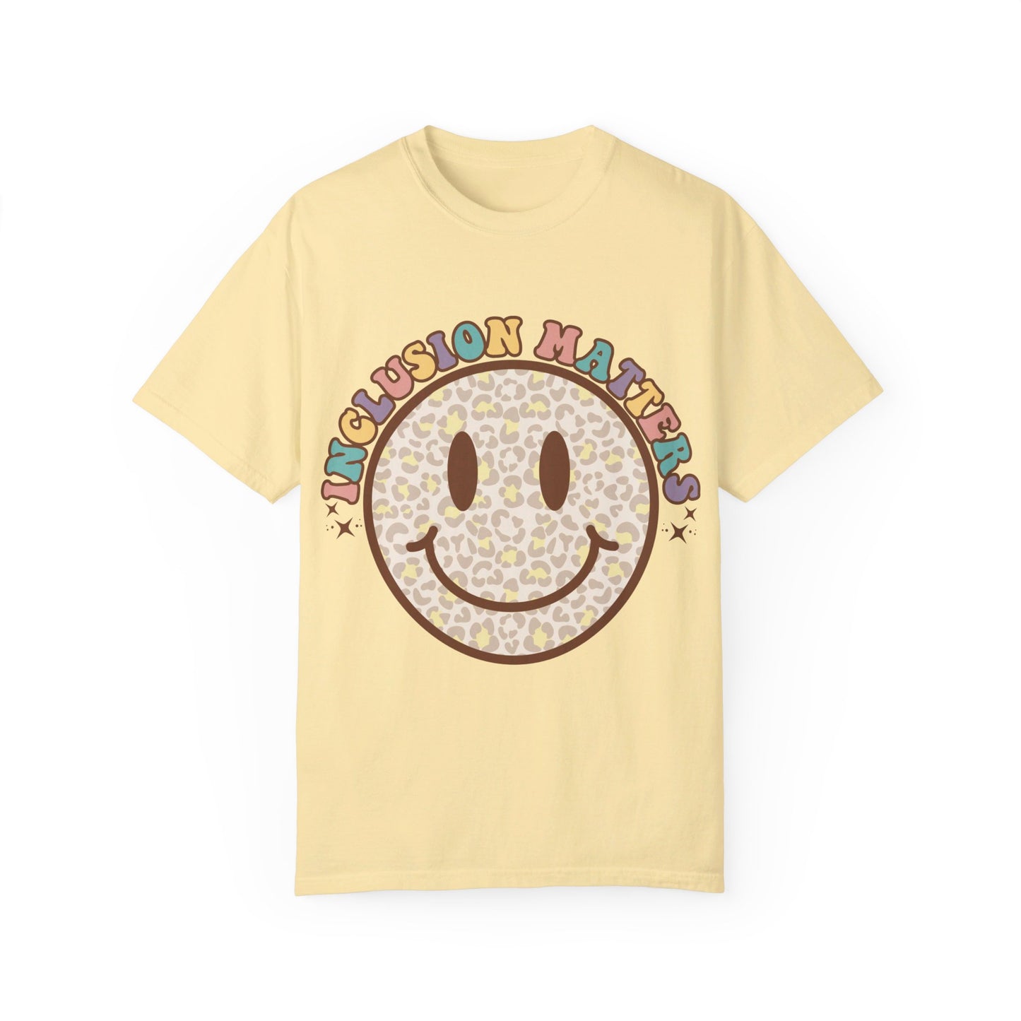 Inclusion Matters (Leopard Print Smiley)