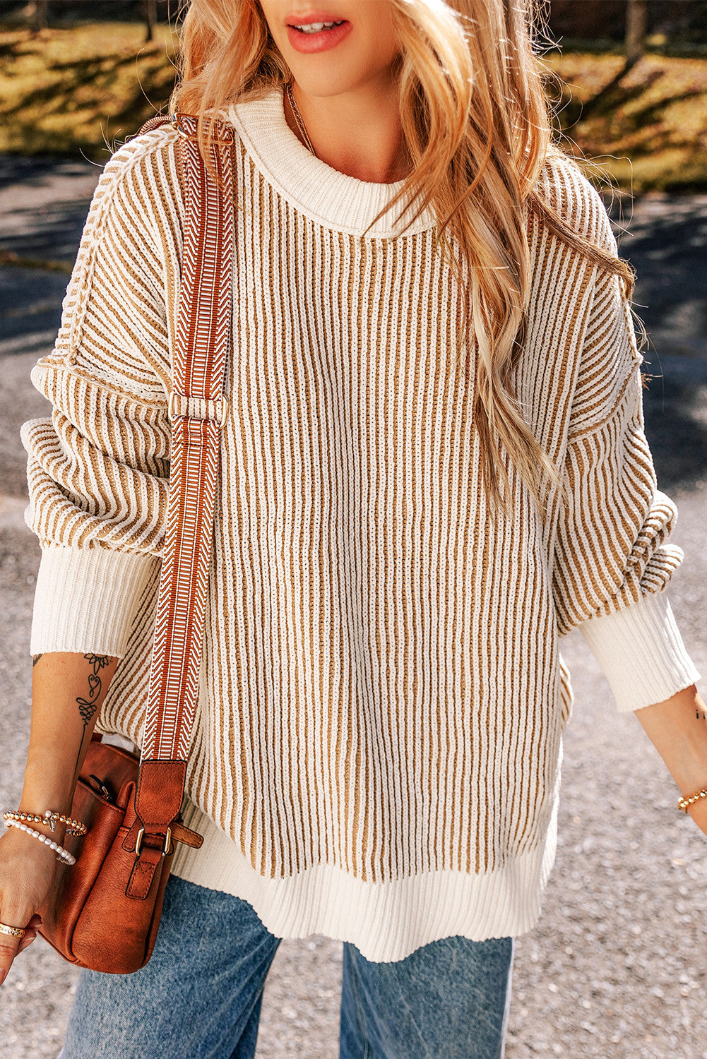 Textured Knit Sweater *Multiple Colors* RTS