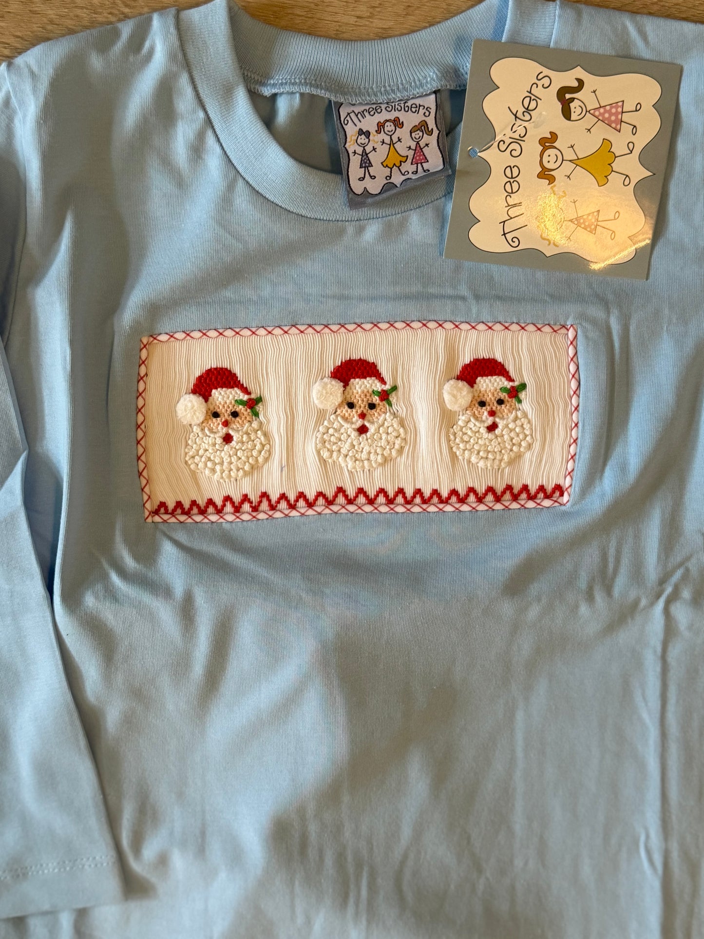 Three sisters • Santa boys smocked pant set