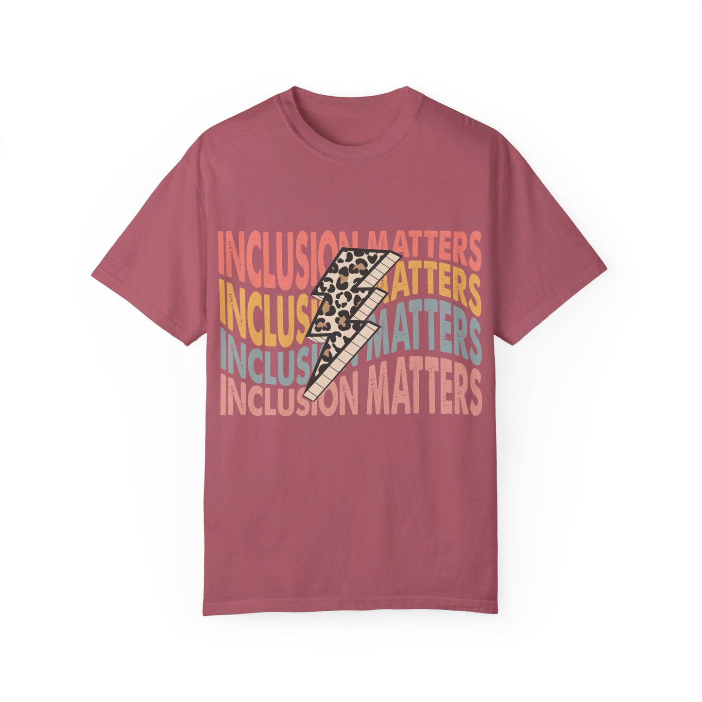Inclusion Matters (Leopard Print Lightening Bolt)