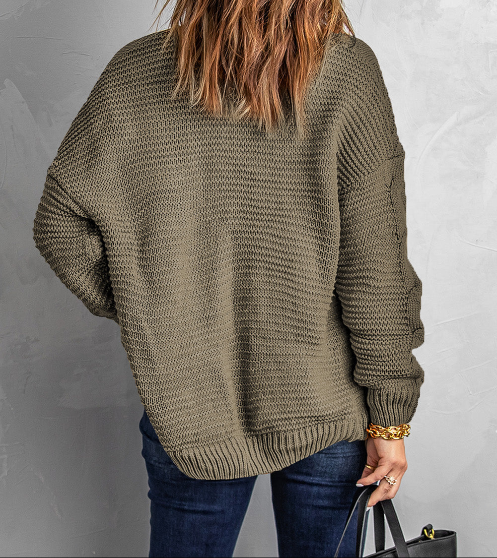 Olive Knit Cardigan LT