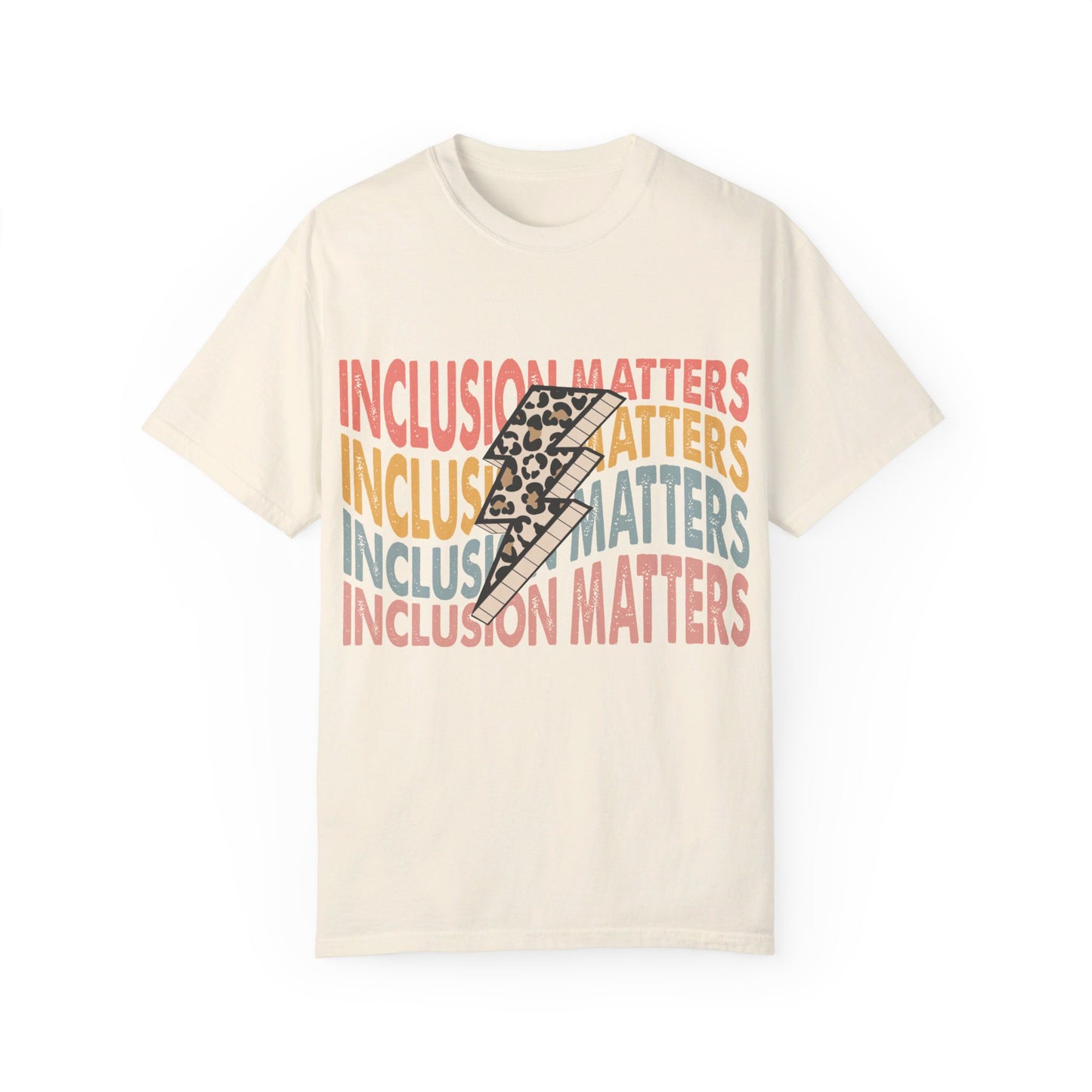 Inclusion Matters (Leopard Print Lightening Bolt)