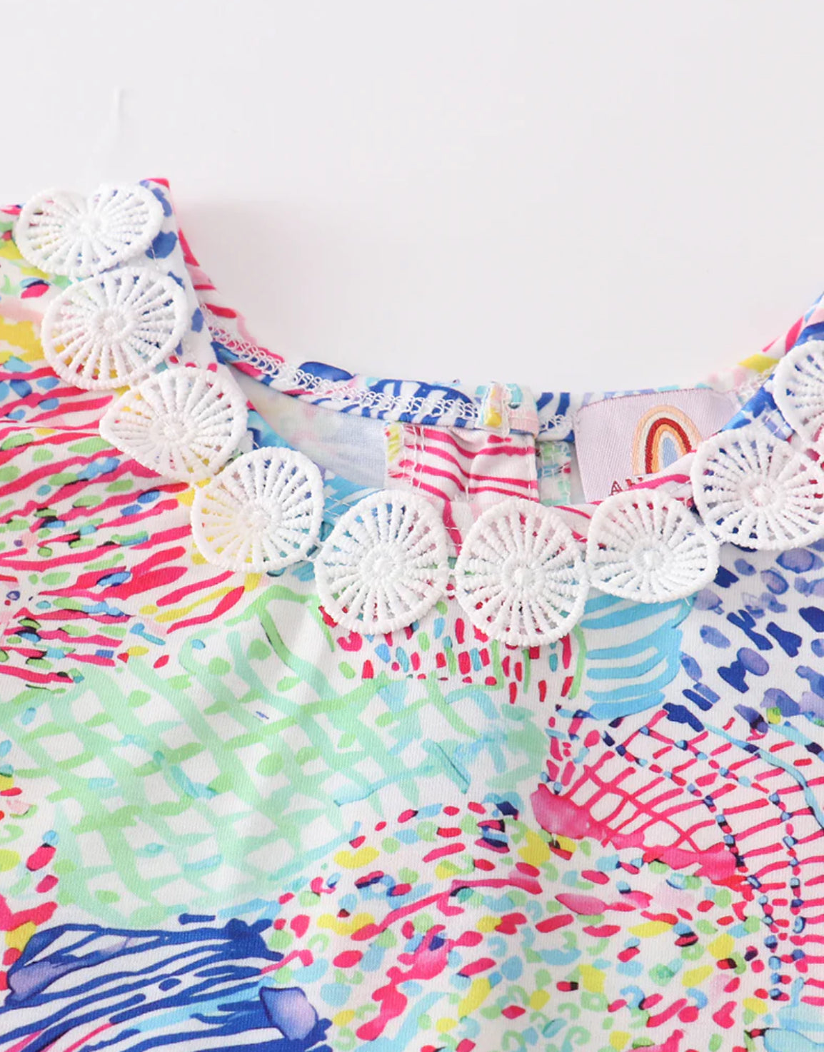 Lilly Roar of the seas print bow dress