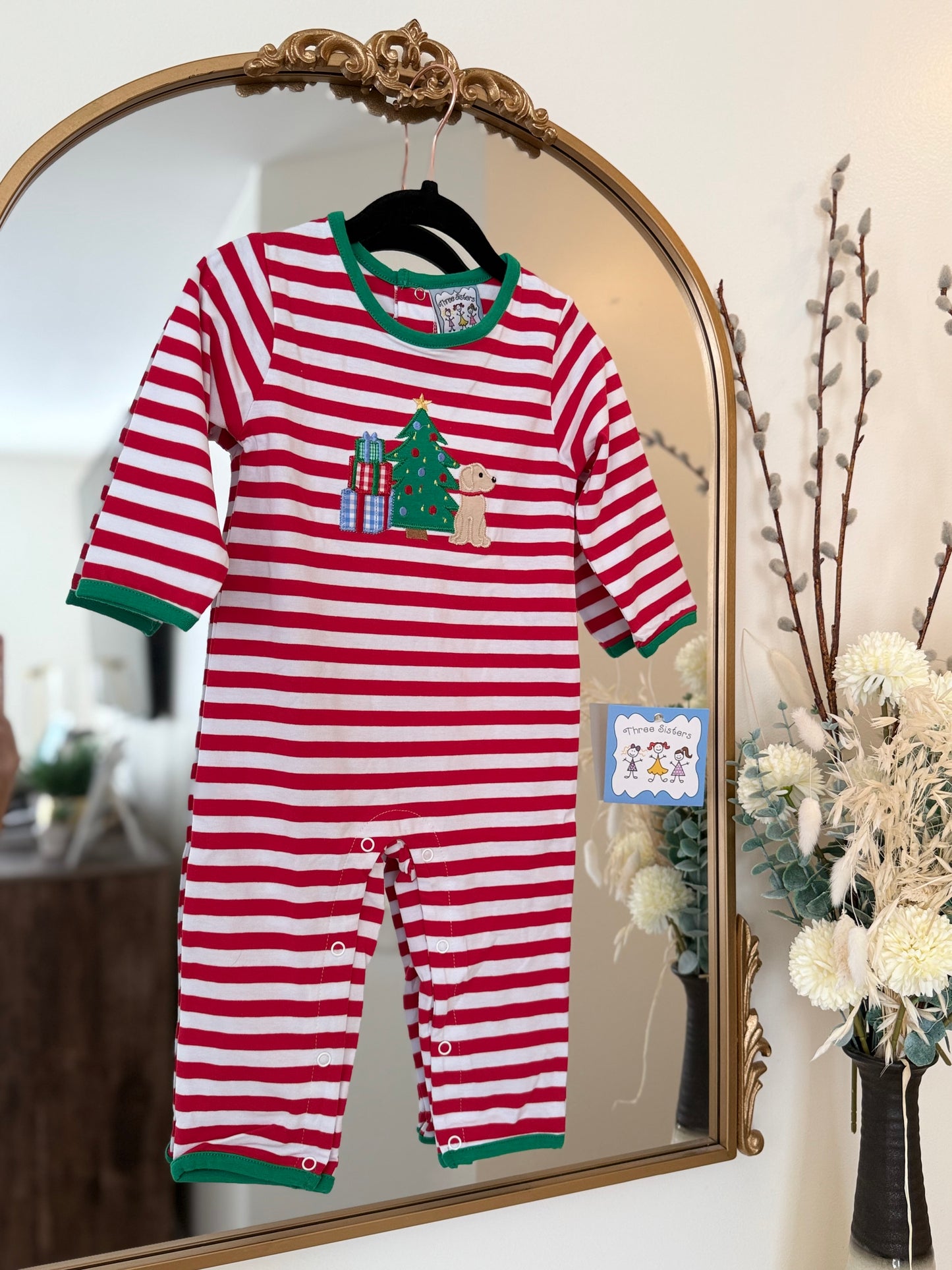 TS25 • Xmas morning boys romper