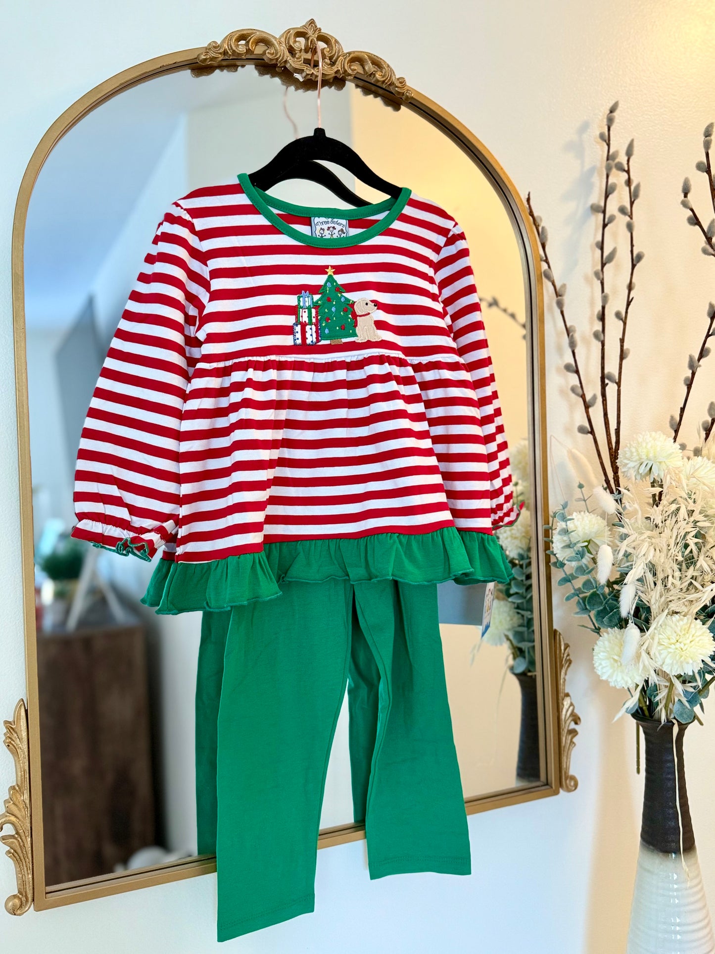 TS25 • Girls Xmas morning pant set