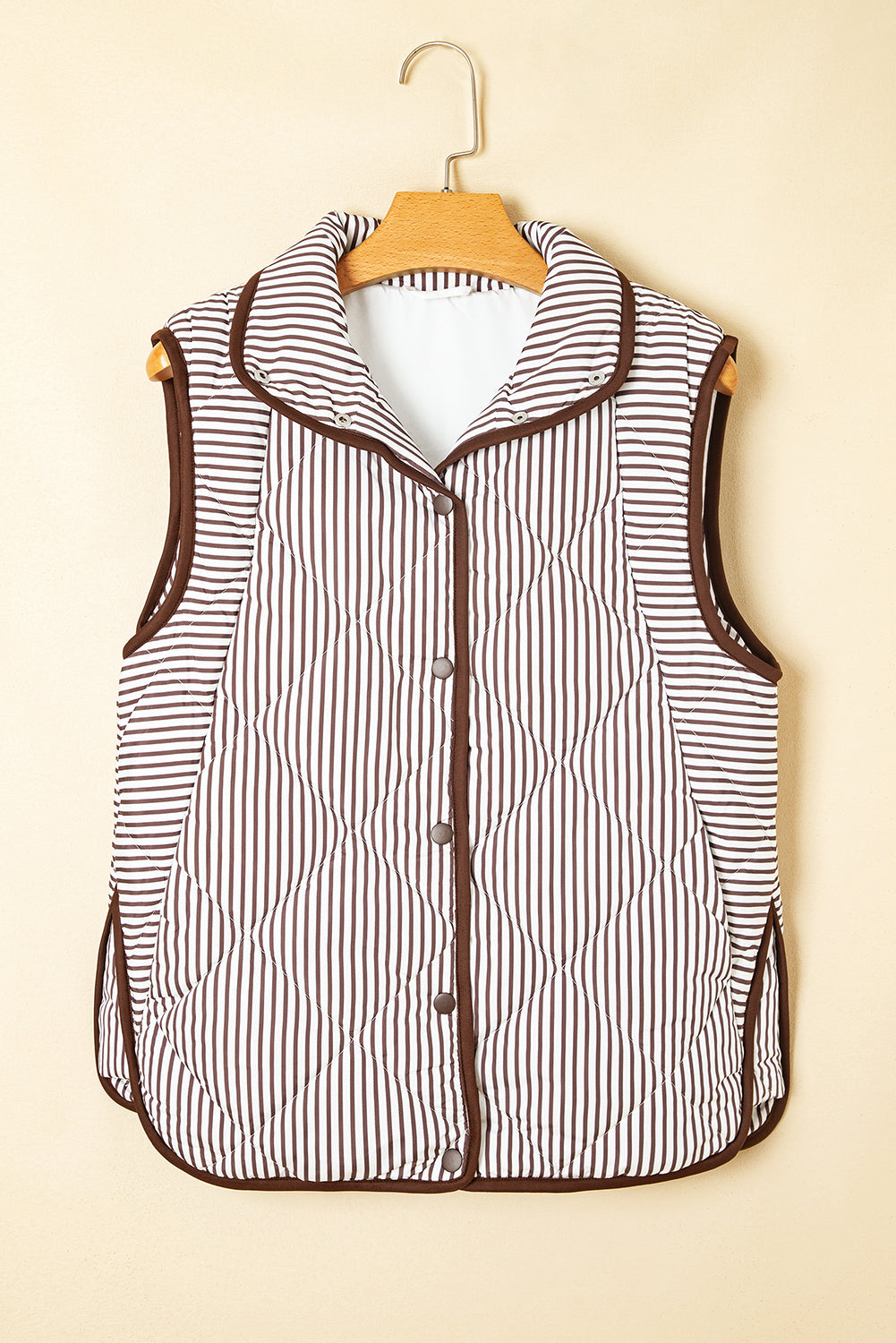 Stripe Snap Button Vest *TWO COLORS* LT