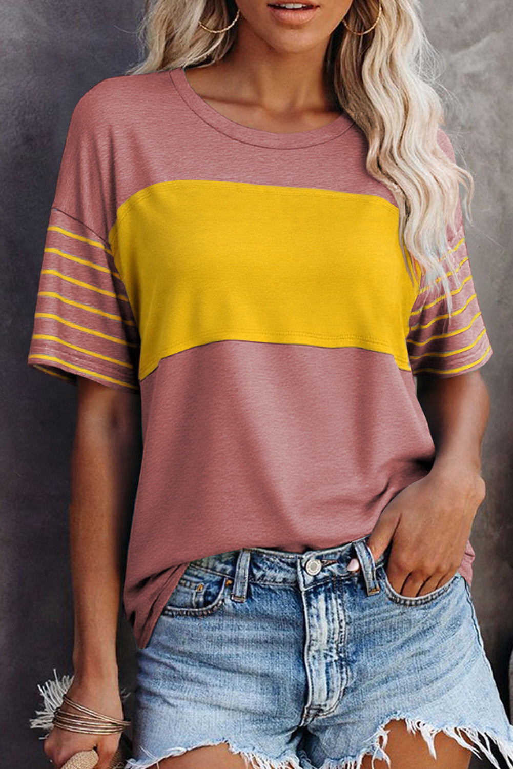 Colorblock Striped Shirt RTS