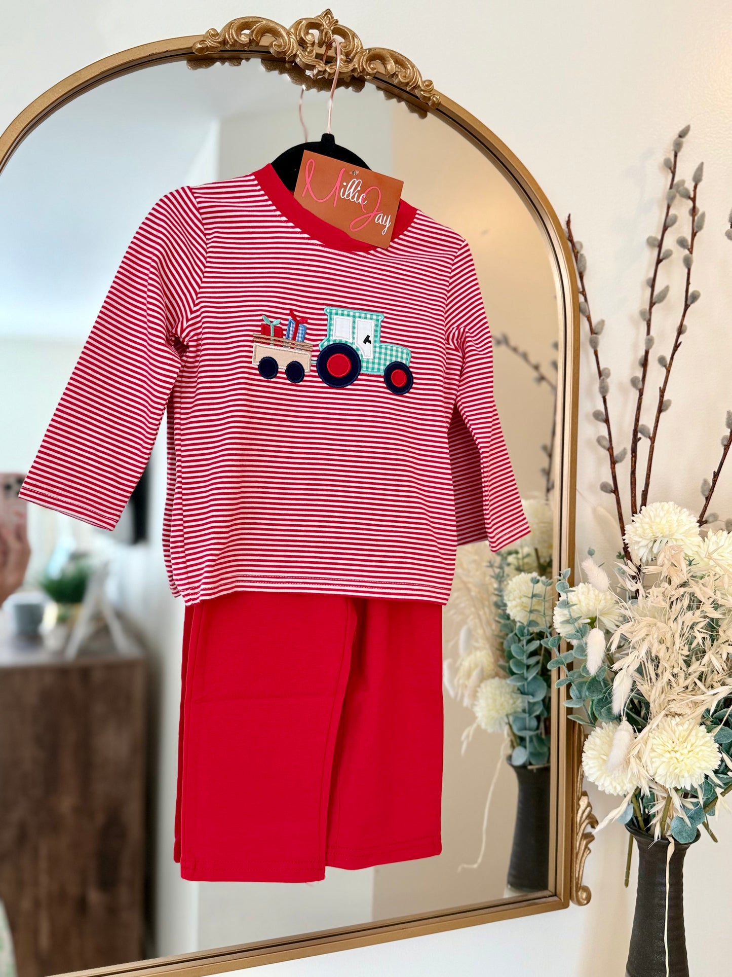 MJ25 • Xmas Tractor Pant Set