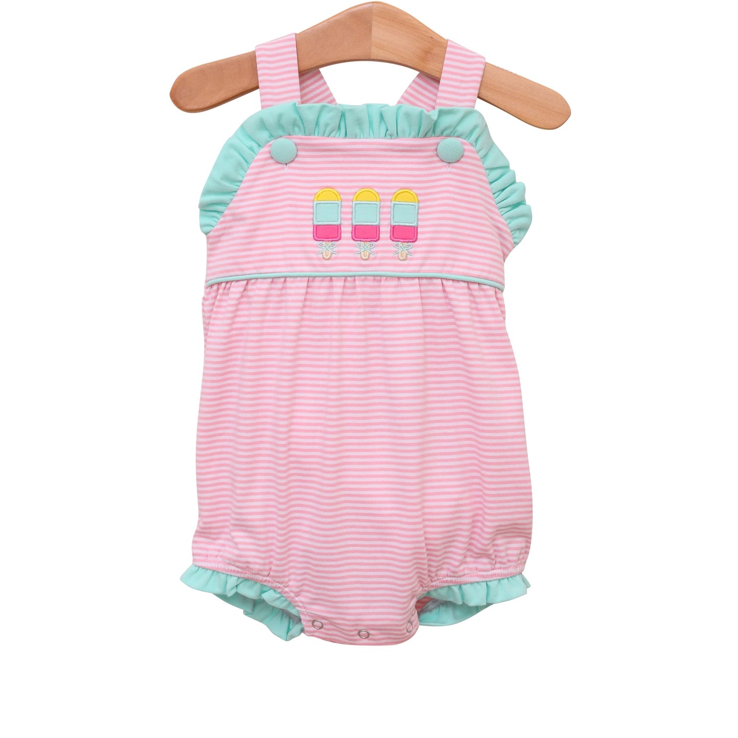 Girls Popsicle Ruffle Sunsuit