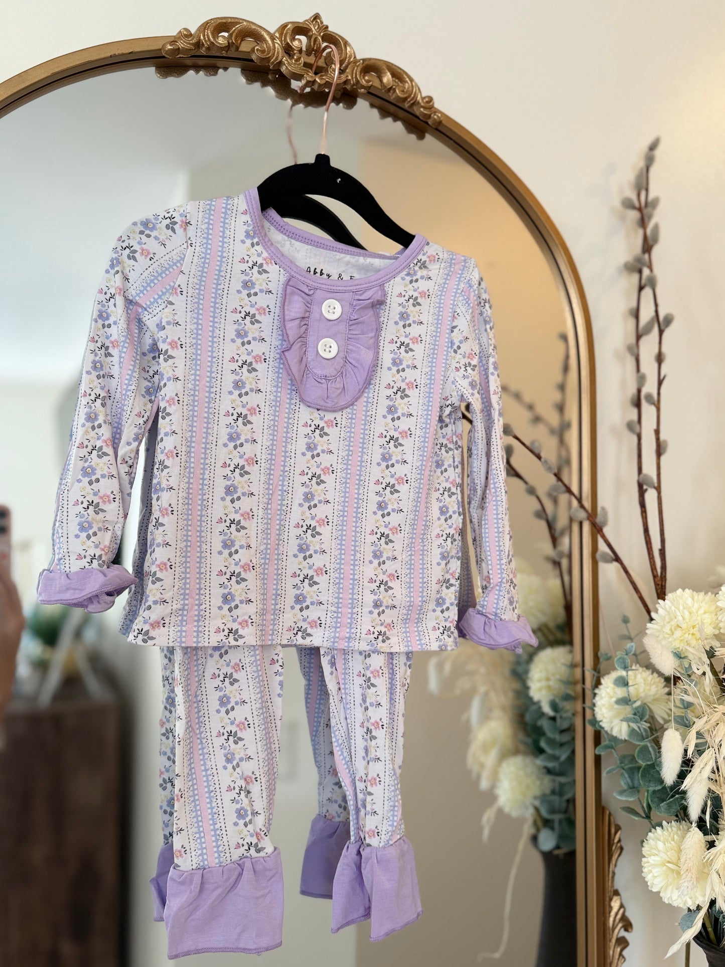 Bamboo • lavender floral pant