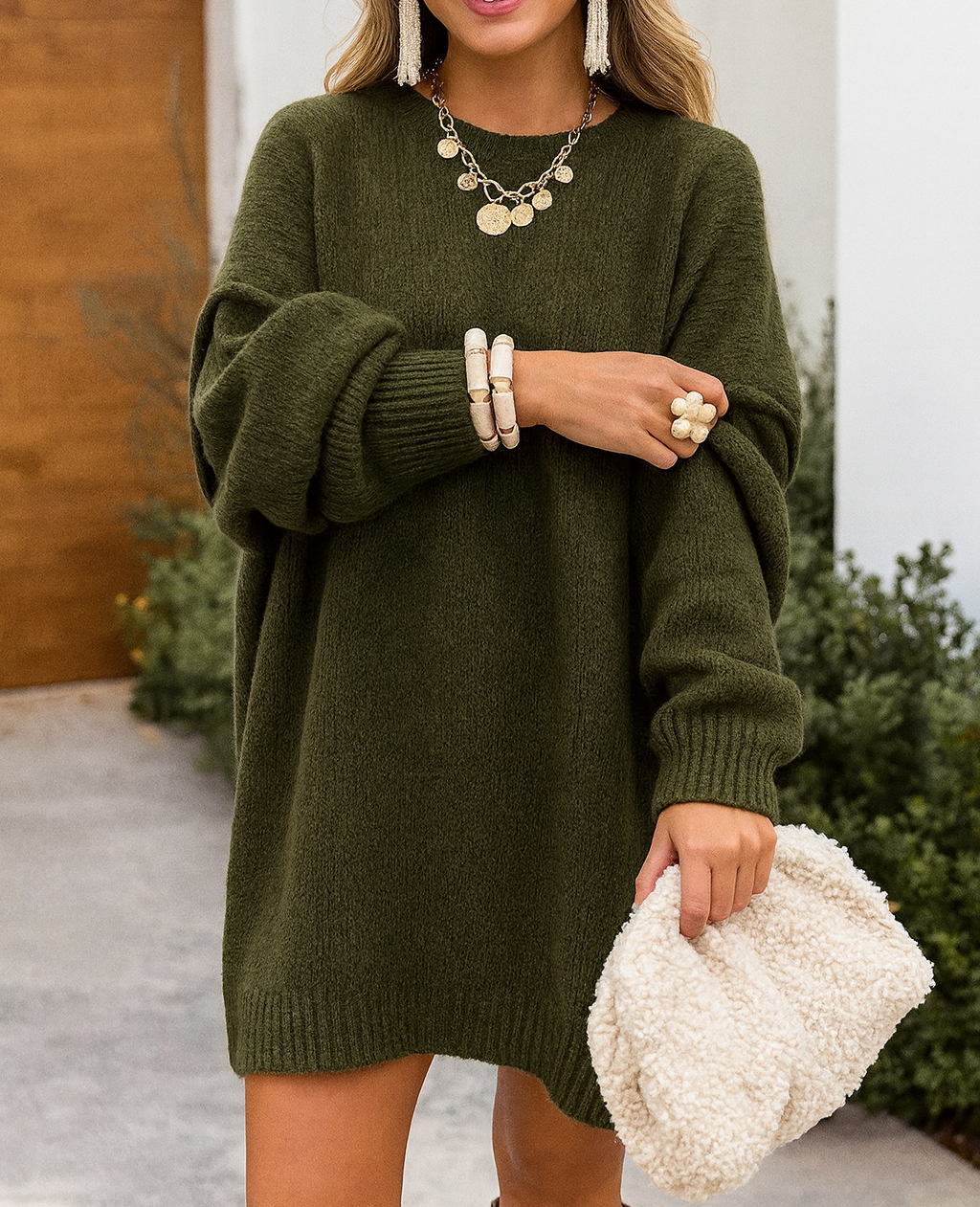 Slouchy Sweater Dress LT