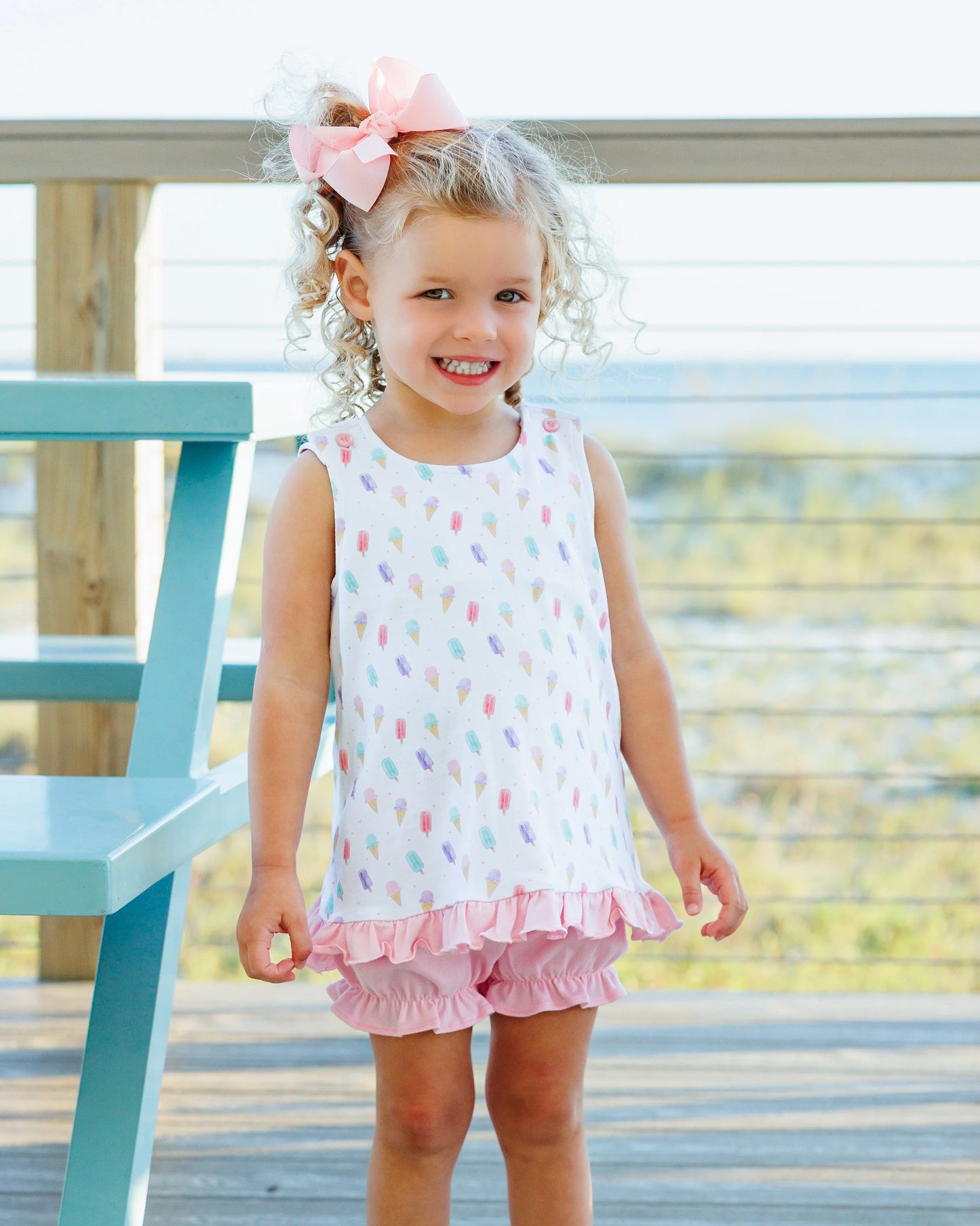 Jellybean • girls summertime sweets swing back bloomer set.