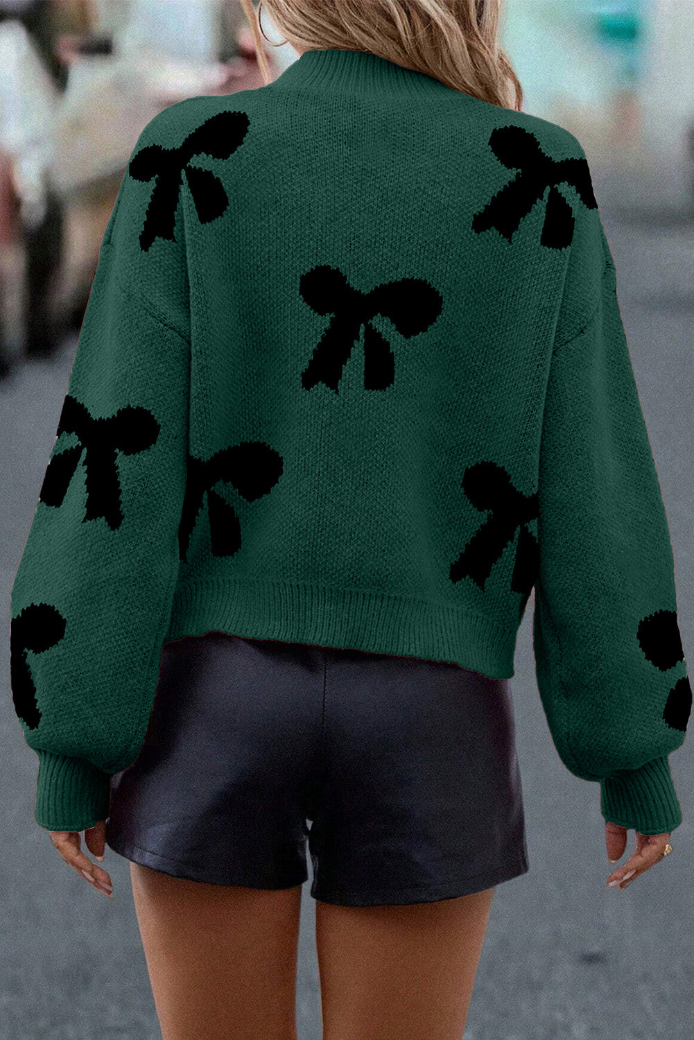 Pearl Bow Sweater *TWO COLORS* LT