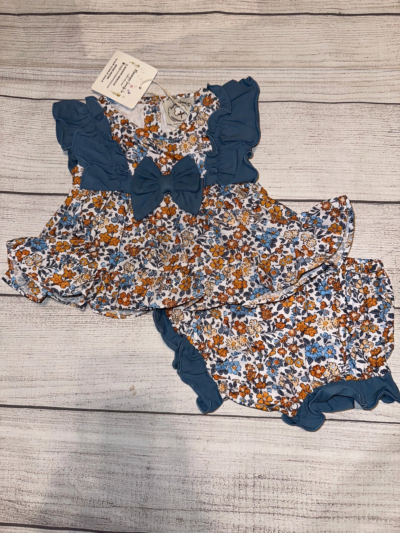 Mississippi smock co • floral bloomer set