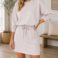 Pullover Drawstring Skirt Set RTS
