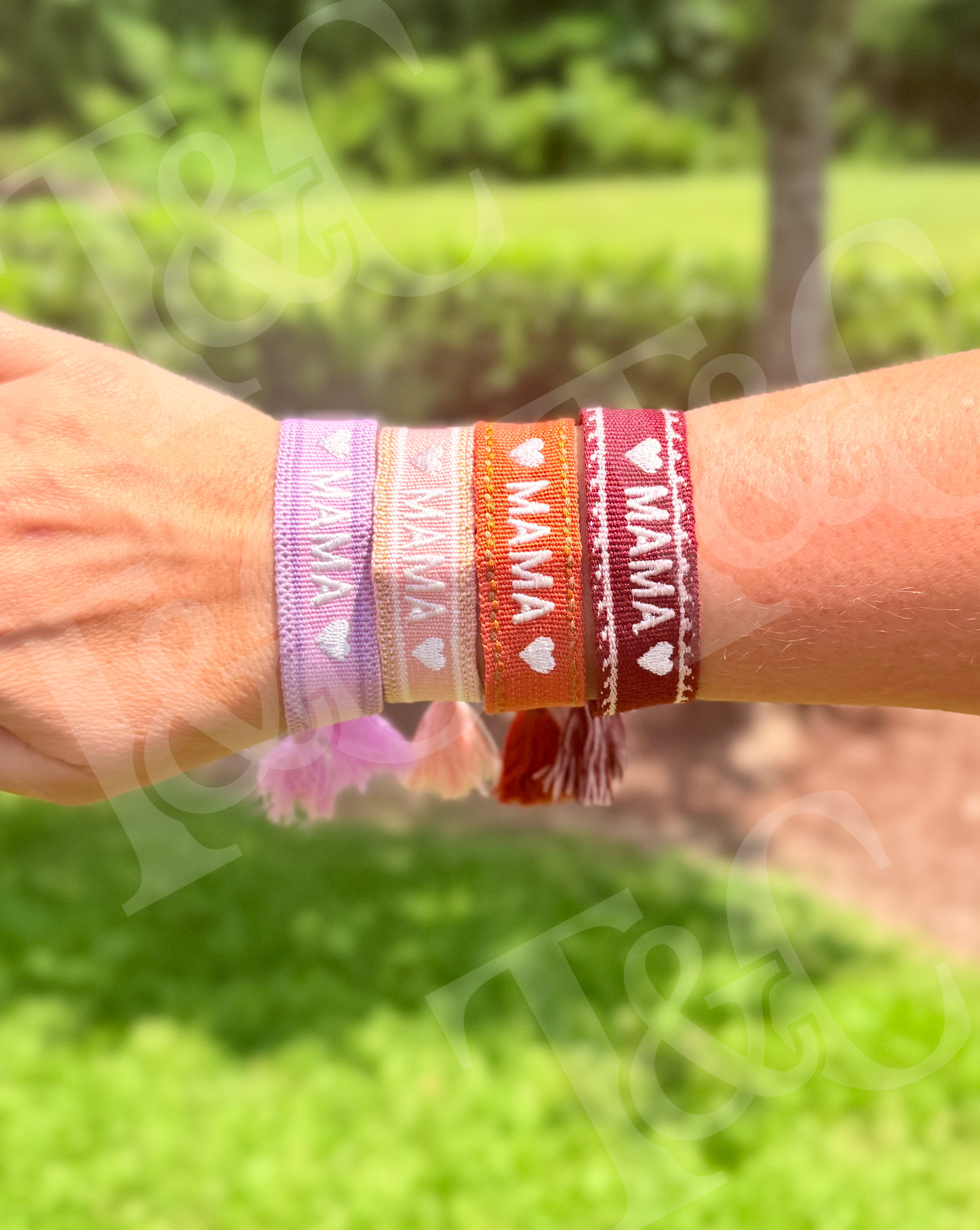 Embroidered Tassel Bracelets RTS