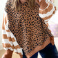 Stripe Leopard Pullover RTS