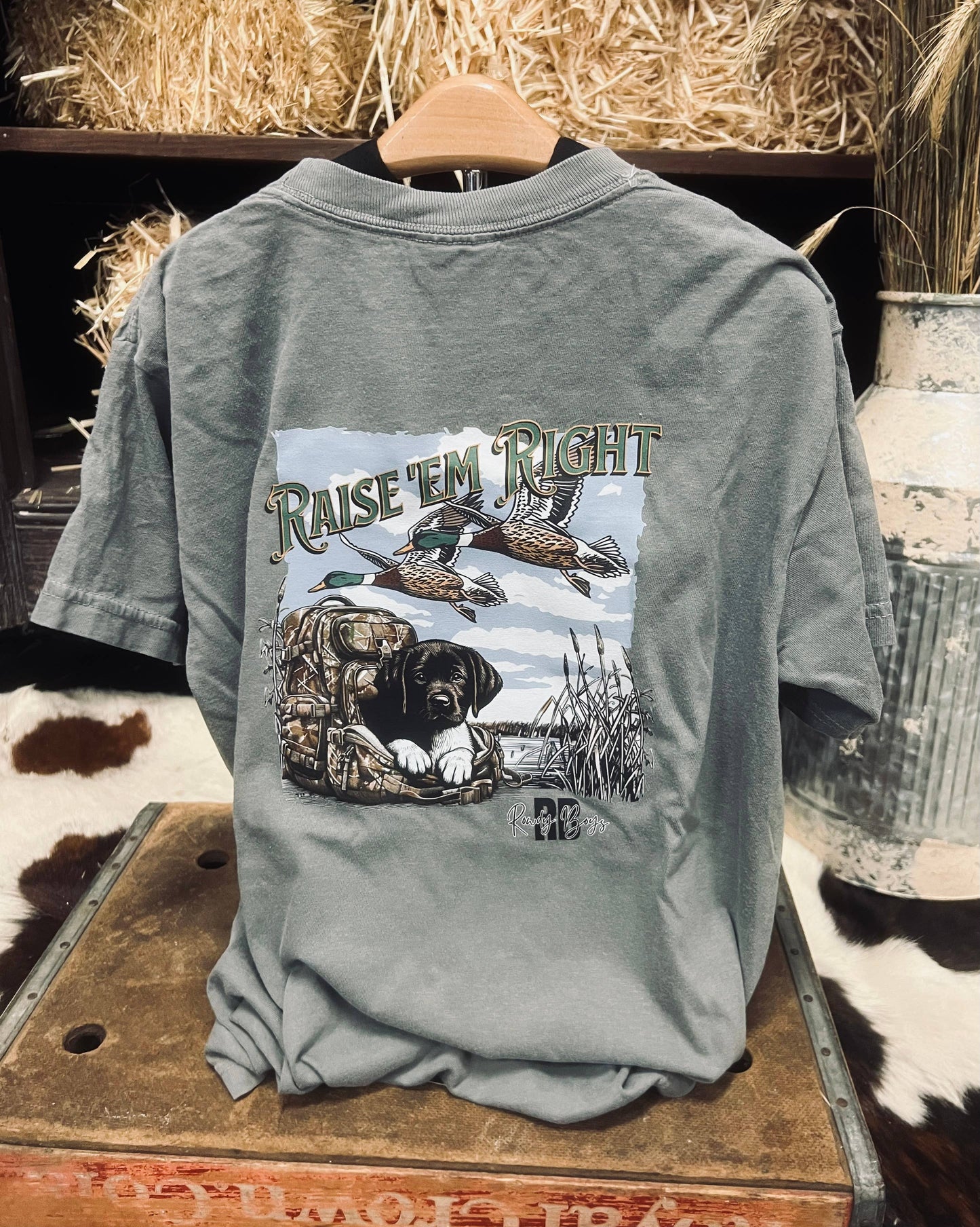 Raise 'em Right Youth Tee