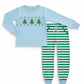 Christmas 2025 • boys machine smocked tree pant set