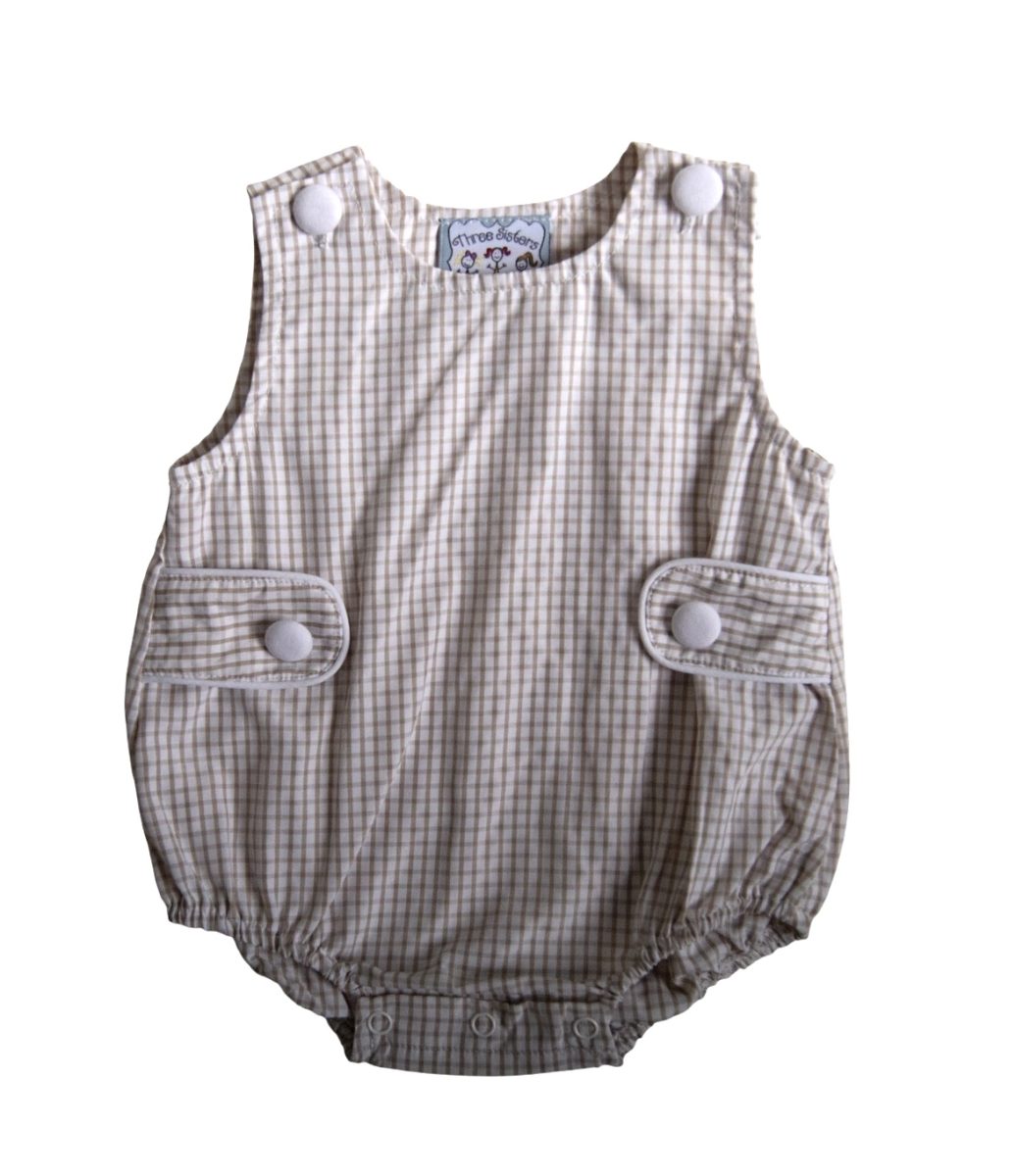 TS26 • Khaki Windowpane Boys Bubble
