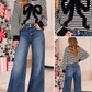 Blue Acid Wash Jeans (Light or Dark Wash) RTS