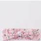 Baby Girl Bamboo Pink Candy Cane ruffle gown with headband