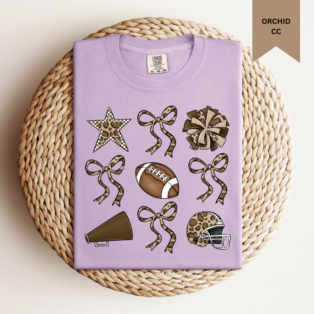 Preppy Football Tee.
