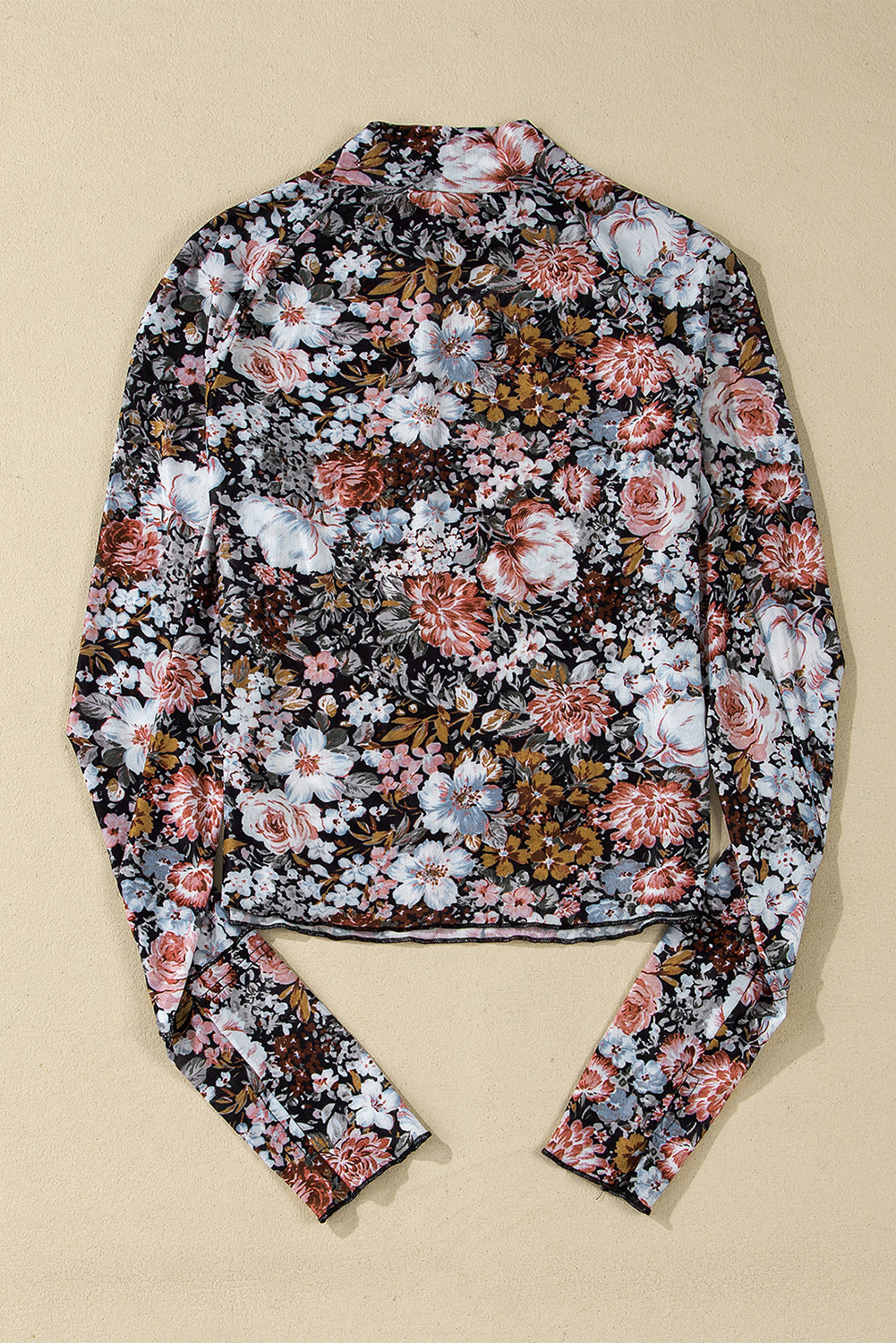 Floral Mesh Top July.