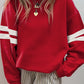 Varsity Stripe Sweatshirt *MULTIPLE COLORS* RTS