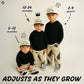 Kids/Baby 2-Tone Cap: Say Howdy Play Rowdy - Black/Beige