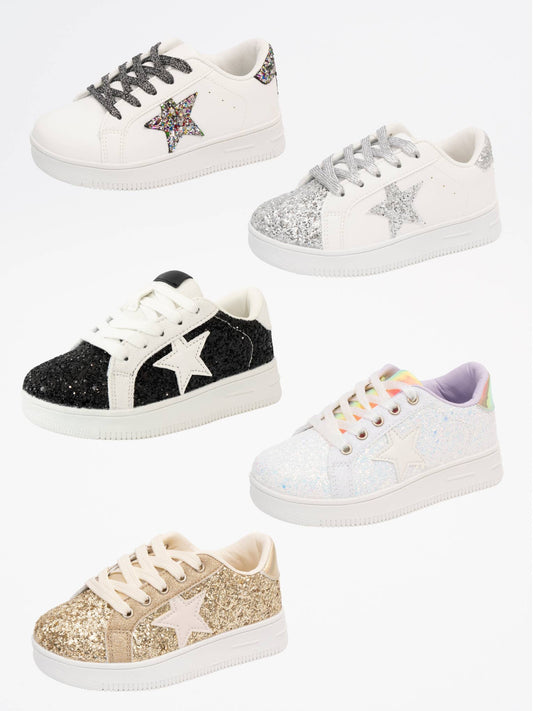 Girls' Sparkle Star Sneaker