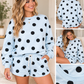 Sky Blue Polka Dot Set RTS