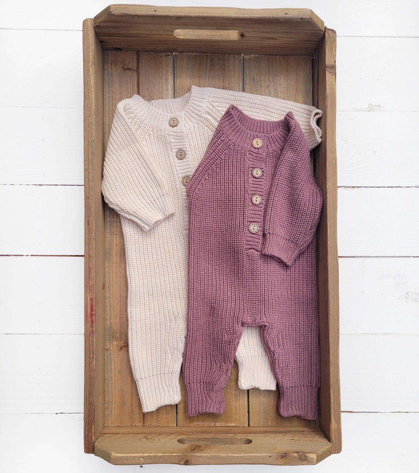 Harper Knit Button Romper w/ Zipper