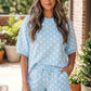 Polka Dot Oversized Top Set