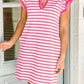 Stripe Contrast Dress *multiple colors* RTS