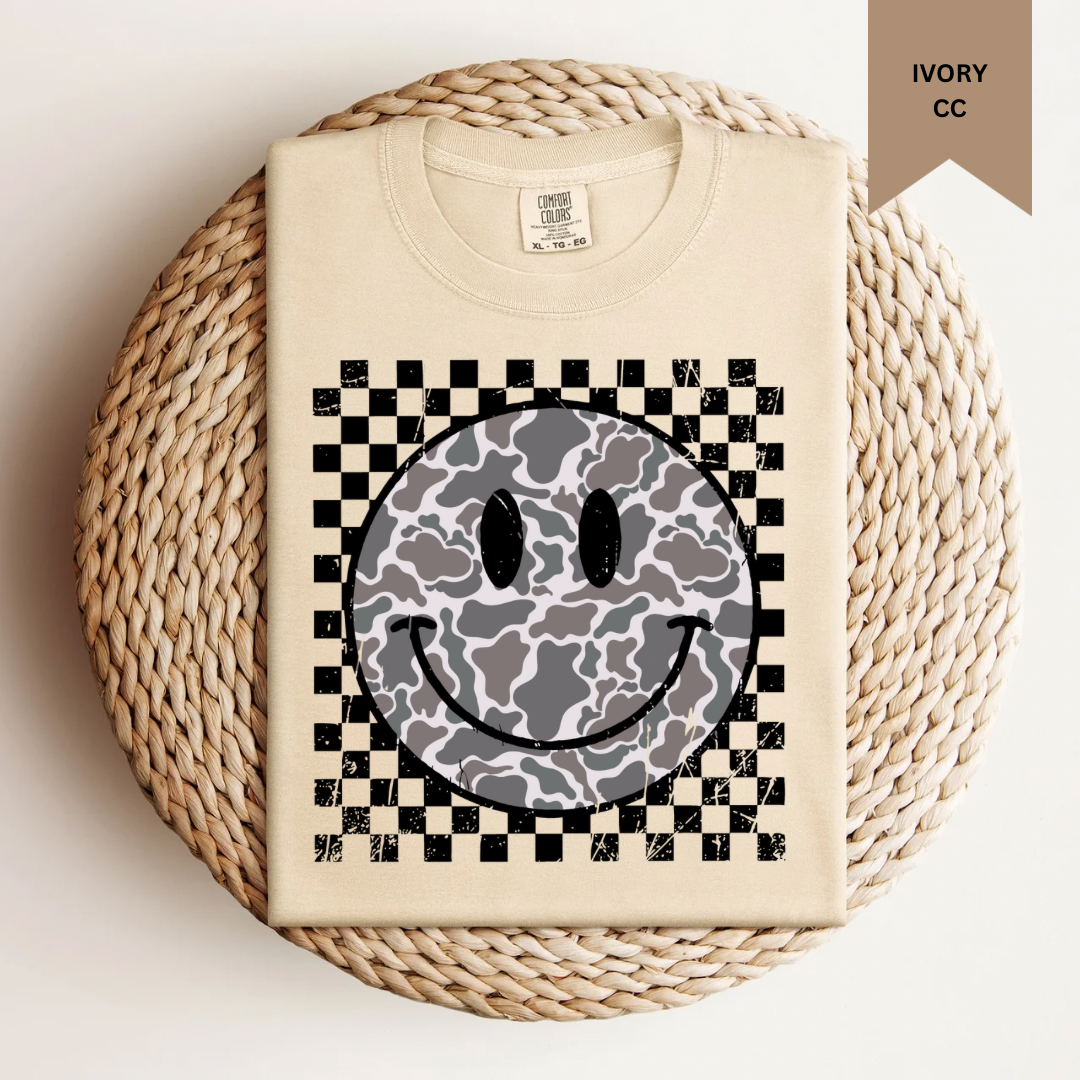 Camo Smiley Tee.