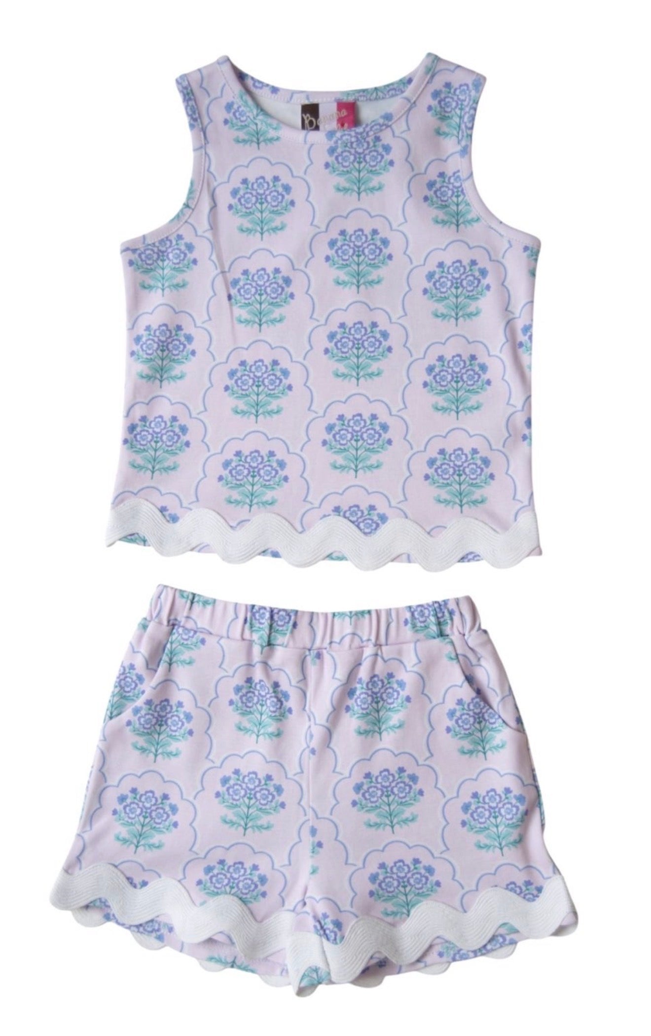 BS26 • Fancy Me Floral Abigail Short Set
