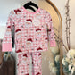 Xmas25 • girls Santa bamboo pant