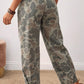 Camo Pattern Casual Jeans