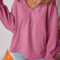 Fleece Lined Half Zip Pullover *Multiple Colors* RTS