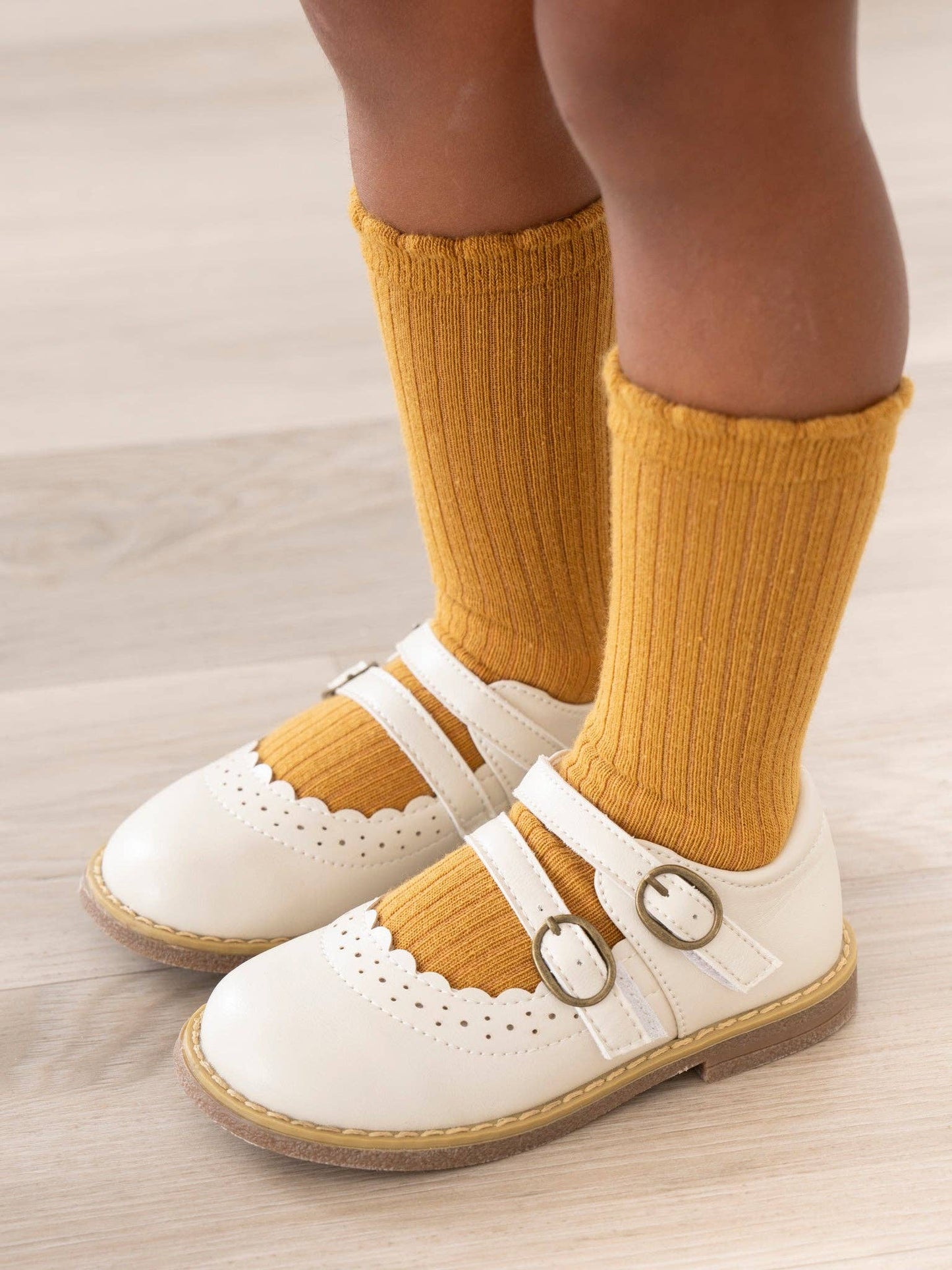 Double Buckle Mary Jane Hard Sole Shoes