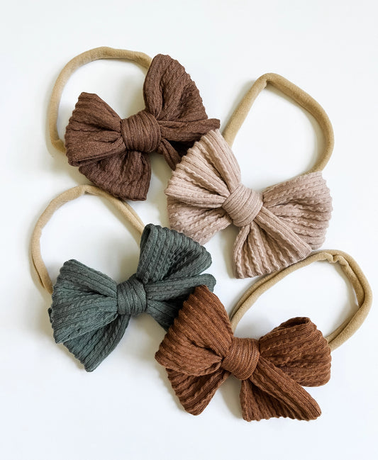 Baby Bow Headband - Willow