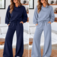 Cowl Neck Pullover Set