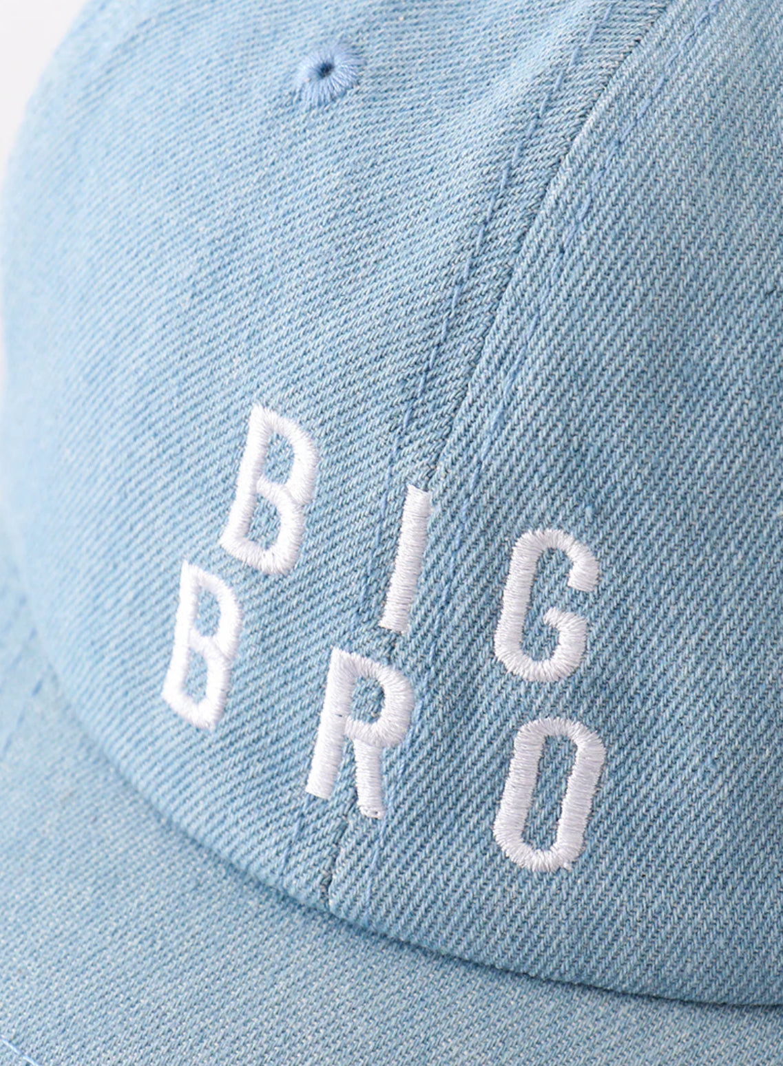 Boys big bro embroidered hat