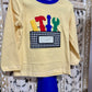 Boys stripe tool pant set