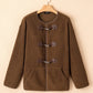 Coffee Button Coat LT
